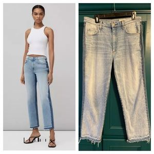 Rag & Bone Marlow Vintage Straight two tone jeans sz 30